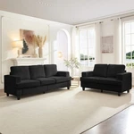 2 Piece Sofa Set, Living Room Furniture Sets, Chenille And Loveseat. Fixed Price $549.99.