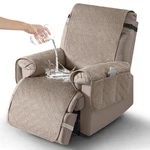 Timeles 100% Waterproof Recliner Chair Covers,washable That Stay .... Fixed Price $52.14.