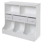 Badger Basket Combo Bin Storage Unit With 3 White. Fixed Price $140.36.