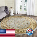 Safavieh Lyndhurst Collection Area Rug - 6 Round Light Blue Ivory Traditional. Fixed Price $124.73.