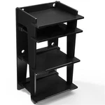 Crosley Furniture Soho Wood Birch Veneer Turntable Stand In Black. Fixed Price $213.99.