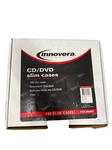 Innovera 85800 Cd/dvd Polystyrene Thin Line Storage Case Clear 100/PACK. Fixed Price $44.99.
