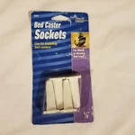 Soft Touch Waxman 2684 1/2" White Plastic Bed Caster Sockets For Metal Wooden. Fixed Price $9.95.
