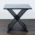 Bernhardt Powell End Table With Slatted X Base. Fixed Price $288.00.