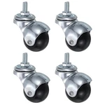 Uxcell 1.5 Ball Caster Wheels, 4PCS Threaded Stem Inch, Silver Tone. Fixed Price $22.10.