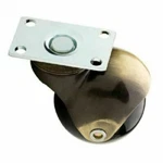 8-PACK Liberty 2 Inch Vintage Style Antique Brass Plastic Wheel Swivel Caster. Fixed Price $32.00.