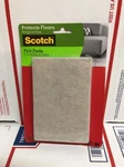 3M Scotch Felt Pads 4 Count - Beige Size: 1.162 X 6.125 9. Fixed Price $8.17.