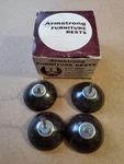 1940'S Vintage Armstrong's Furniture Rests Lancaster Pa Nos NT-20 Set Of 4!. Fixed Price $15.00.