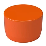 1" External Flat Pvc Cap, Orange (10-PK) Formufit Furniture Grade, Made In Usa. Fixed Price $18.99.