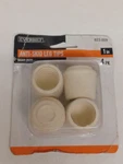 Everbilt 1 In. Off-white Rubber Leg Caps Furniture Floor Protectors (4 Pack). Fixed Price $12.99.