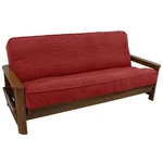 Blazing Needles Solid Microsuede Double Corded 8 9 Futon Cover Full Cardinal. Fixed Price $77.95.