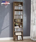 9 Shelf Cd Dvd Rack Storage Organizer Cabinet Tower Multimedia Holder. Fixed Price $68.89.