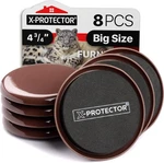 Furniture Sliders For Carpet X-protector 8 Pcs Best Heavy 4.75, Brown. Fixed Price $21.73.