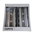 Ikea Capita Legs 000.545.64 Mikael Warnhammar 16CM 1/4 Round Bottom Stainless. Fixed Price $18.00.