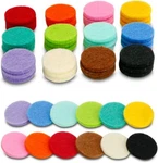 Round Felt Pads Cabochons Assorted Lot Aromatherapy Locket Refills 23MM Bulk 48P. Fixed Price $18.99.