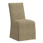 Skyline Furniture James Slipcover Armless Dining Chair Zuma Linen: Textured,. Fixed Price $227.99.