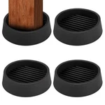 2 X Rubber Caster Cups, Round Non Slip Furniture Pads, Skid. Fixed Price $11.21.