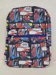 Large Backpack - Marvel Spiderman Comic Allover Print 16" School Bag New. Fixed Price $24.95.