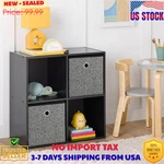 Mainstays 4 Cube Storage Organizer, Black. Fixed Price $29.97.