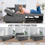 4-IN-1 Convertible Sleeper Bed Pull Out Futon Sofas Recliner Couches. Fixed Price $180.99.