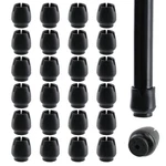 Antrader 24PCS Silicone Black Furniture Pads With Felt Floor Protectors .... Fixed Price $13.51.