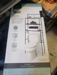 Zenna Home Over The Toilet Bathroom Spacesaver Cross-style, Rubbed Bronze. Fixed Price $29.99.