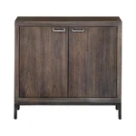 Uttermost 25866 Nadie 36"W Mango Wood Cabinet - Silver. Fixed Price $945.60.