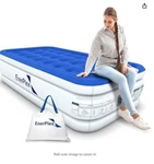 Enerplex Twin Luxury Double Height Air Mattress With Built-in Dual Pump 18IN Hig. Fixed Price $29.99.
