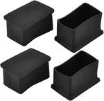 Rubber Rectangle Chair Leg Caps End Pad Feet Cover Furniture Slider Floor Pro.... Fixed Price $20.93.