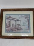 Kay Lamb Shannon Wood Frame Print Country Porch. Fixed Price $8.58.