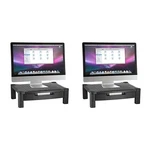 2-PACK Halter LZ-302A Monitor Stand Riser W/ Pull Out Drawer Cable Manage. Fixed Price $49.94.