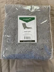 Crover Chaise Chair Cover Gray 30X81 With Side Pockets New. Fixed Price $10.00.