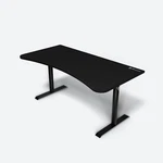 Arozzi Arena Gaming Desk - Black, Including Mat. Fixed Price $250.00.