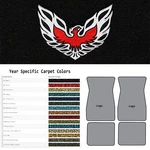 Acc 1970-1973 Pontiac Firebird Trans Am Logo 4PC Loop Floor Mats. Fixed Price $167.99.