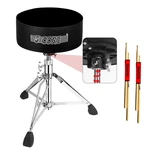 5CORE Drum Throne 5" Guitar Stool Swivel Adjustable 310LBS Capacity Velvet Top. Fixed Price $47.99.