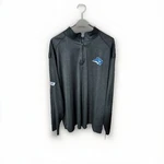 Lindsey Wilson College 1/4 Zip Pullover Gray 2 Xl Big East Patch Right Arm. Fixed Price $17.00.