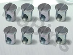 Ikea Cross Dowel Nut Sleeve, Part # 108903 (8 Pack) - New. Fixed Price $9.99.