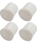 4/PC Stanley Flexi-felt Leg Pads Tips 1-3/8" Clear Sides Oatmeal New!!. Fixed Price $5.95.