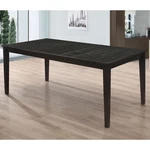Alexander Black Rectangular Extension Leaf Dining Table. Fixed Price $754.09.