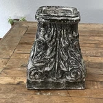Vintage Corinthian Style Column Pedestal Base 9" Scroll Design. Fixed Price $98.00.