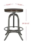 Safavieh Wildomar Stool, Reduced Price 2172750757 FOX6226A. Fixed Price $168.00.