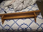 Solid Wood Wall Shelf Home Cor Accent. Fixed Price $100.00.