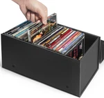 Cd Storage Box, Holder Store 30 Jewel Cases, Disc Media Organi. Fixed Price $19.99.
