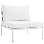 Modway Furniture Harmony Armless Outdoor Aluminum Chair, White -EEI-2600-WHI-WHI. Fixed Price $359.99.