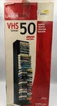 Laserline Vhs Tower 50 Capacity Media Storage Rack Dvd Organizer New Sealed Nos. Fixed Price $79.99.