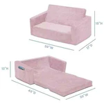 Serta Perfect Sleeper Extra Wide Convertible Sofa To Lounger / Comfy 2-IN-1 Flip. Fixed Price $50.25.