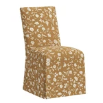Skyline Furniture James Slipcover Armless Dining Chair Robina Floral Ochre:. Fixed Price $227.99.
