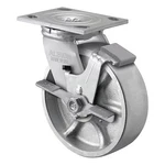 Albion 16CA04201SFBA 4" X 1-7/8" Iron Swivel Caster, Face Brake, Loads Up. Fixed Price $69.19.
