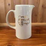 Vintage Schenley Whiskey Southern Wine & Spirits Pitcher Bar Ware Hall Pottery. Fixed Price $12.99.