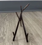 Rustic 5 Inch Bronze Metal Nature Inspired Twig Design Display Easel. Fixed Price $14.99.